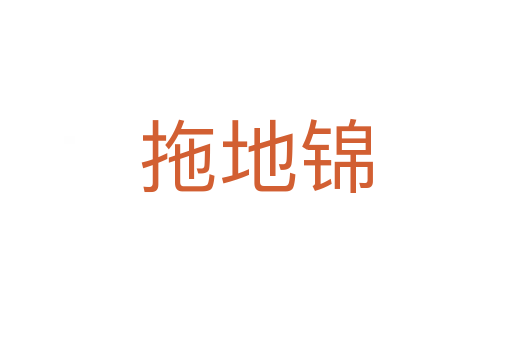 拖地錦